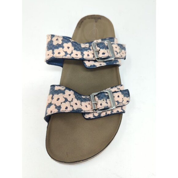 MADDEN GIRL Womens 10M Brando Slip On Adjustable Flower Sandals - Picture 3 of 9